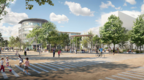 La future place Latarjet dans le 8e arrondissement de Lyon.  Les travaux sont prévus à partir de 2027.