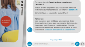 Le Département de la Drôme, 1ère collectivité en France à déployer un chatbot