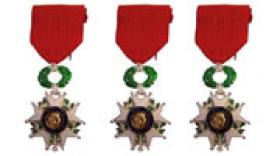 Les trois mousquetaires de la légion d’honneur