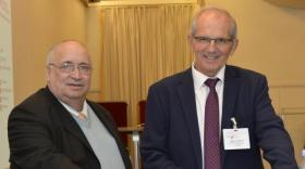 Michel Dambra vice-président du Auvergne-Rhône-Alpes et Maurice Croppi président  (à droite). 