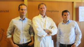 Les fondateurs de Dessintey : Nicolas Fournier, Davy Luneau et Pascal Giraux.