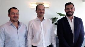 Cyril Mangino, Lorenzo Sanchez et Nicolas Antoinat, les trois collaborateurs de Villa Création