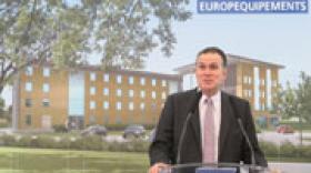Européquipements pose la première pierre de son futur hôtel Ibis Budget à Saint Exupéry