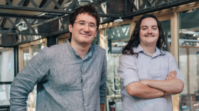 Félix Balmonet et Glenn Avezoux, cofondateurs de Chat 3D.
