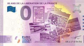 Euro Banknote Mémory lance des billets à 0 euro pour les 80 ans de la Libération de la France