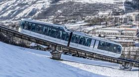 le funiculaire des Arcs.