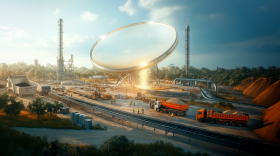 Heliosand a développé la vitrification à l'énergie solaire pour valoriser les déchets.