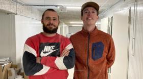 De gauche à droite, Yoann Villalba et Benjamin Regnier