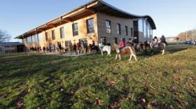 L'Ecole départementale d'équitation d'Aurillac.