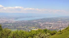 Le Grand Genève vu depuis le Salève.