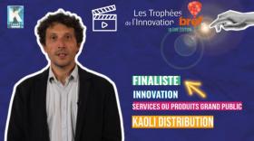 Emmanuel Julliand, de Kaoli Distribution, est finaliste des Trophées Bref Eco de l'Innovation.