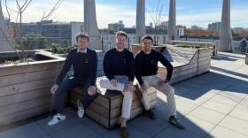 Les cofondateurs de Novadata.