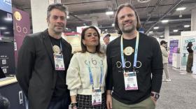Alexandre Mazel, Sonia Reis Masclez et Mathieu Masclez, tous trois fondateurs de Obo World.