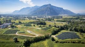 Une nouvelle ferme solaire, à La Buisse