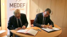 Le Medef Lyon-Rhône et le Barreau de Lyon signent un partenariat