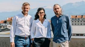 Stéphane Dothée, Sima Ohadi et Batiste Roger (de g. à d.) ont fondé OdonaTech en mai 2019.