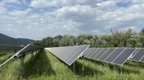 Un parc photovoltaïque de CNR, en Vallée du Rhône.