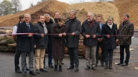 Inauguration du Pôle Bois du Grésivaudan à Goncelin