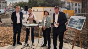 Les rails du T6 arriveront prochainement sur la place Grandclément