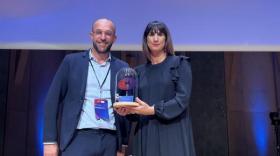 Pierre Fontanille et Nadia Auclair ont reçu le prix du concours i-Lab le 19 septembre.