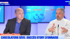 Richard Sève, à droite, était l'invité de Lyon Business sur BFM Lyon.