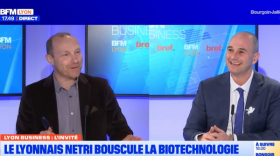 Thibault Honegger, Pdg de la start-up industrielle Netri, invité de Bref Eco et BFM Lyon