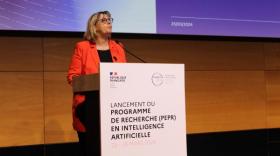 "Il s'agit de faire de la France un acteur majeur de l'IA en Europe et dans le monde", a expliqué Sylvie Retailleau, ministre de l'Enseignement supérieur et de la Recherche, en déplacement à Grenoble..