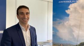Stéphane Lamarrigue, directeur des ventes Air France/KLM pour la région Aura.