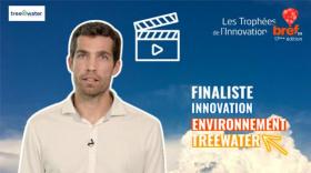 Bruno Cedat, directeur de Treewater, présente son innovation.