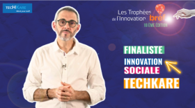 Bertrand Lecointe, fondateur de Techkare est finaliste des Trophées Bref Eco de l'Innovation.