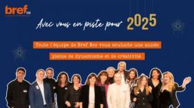 Bref Eco vous souhaite une bonne année 2025 !