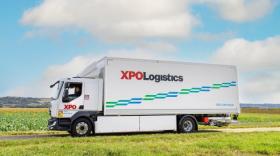 Premier véhicule électrique en France XPO Logistic, brefeco.com
