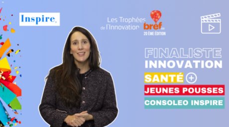 Alizée Malécot présente Inspire, finaliste des Trophées Bref Eco de l'Innovation.