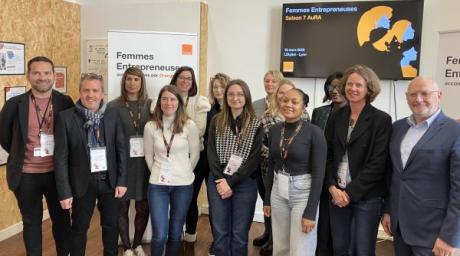 Dix entrepreneures de la région Auvergne-Rhône-Alpes rejoignent la saison 7 de Femmes entrepreneuses d'Orange.