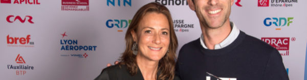 Marie-Eve Saint Cierge Lovy (Groupe Apicil) et Thibaud Thomé (Rutile).