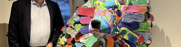 Antoine de Riedmatten, président du groupe In Extenso, au siège de Lyon Confluence.