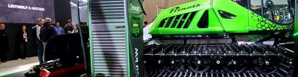 La dameuse électrique de Prinoth devrait être commercialisée en 2027-2028.