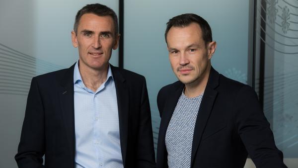 Yvan Coutaz, directeur général, et Nicolas Odet, président d'Hardis Group.