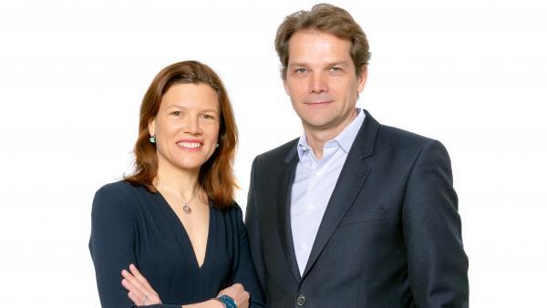 Fanny Letier et François Rivolier, cofondateurs de la société d'investissement Geneo - bref eco