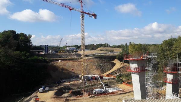 chantier autoroutier