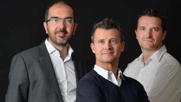 Arnaud Courdesses, Laurent Windenberger et Arnaud Thiollier