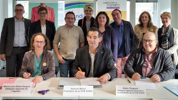 La FFB Aura rempile avec l’Agefiph pour le financement du dispositif HandiBTP