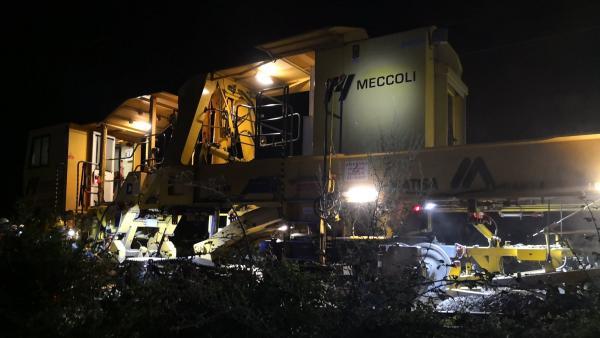 La suite rapide est un véritable train-usine permettant de changer les voies bien plus rapidement qu'avant