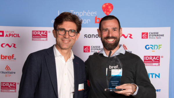 Grégoire Boehm (GRDF) et Marc-Emmanuel Bouchard (Treewater).