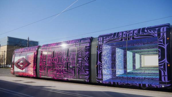 L’AOMTL-Sytral fait de ses véhicules des vitrines de « street art »