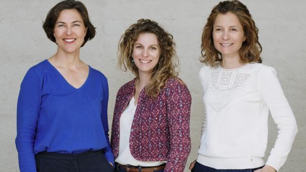 Géraldine Hue, Julia Bertret et Marion Laprée, codirigeantes de Maobi, brefeco.com