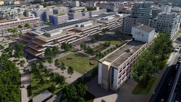 futur campus d'EM Lyon à Gerland - bref