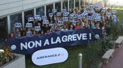 Air France : des salariés lyonnais expriment leur désaccord avec la grève