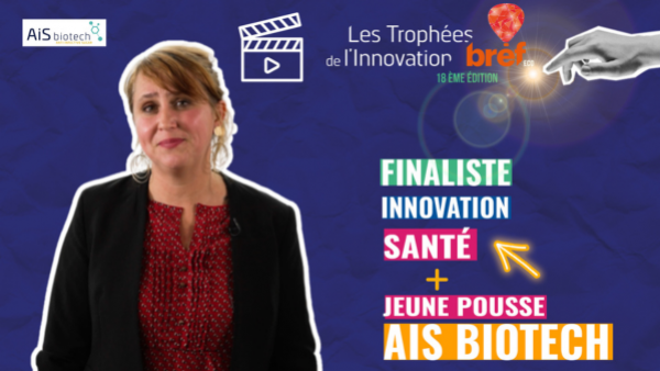 Aurélie Juhem, cofondatrice d'AIS Biotech, est finaliste des Trophées Bref Eco de l'Innovation.