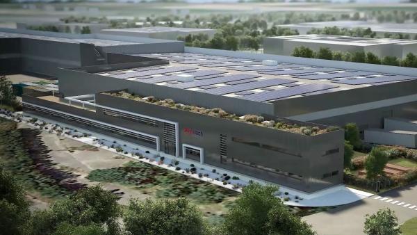La future usine d'Aventech s'étendra sur 35.000 m2 à Rovaltain.